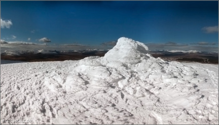 Beinn a Chreachain summit panorama